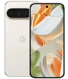 Google Pixel 9 Pro smartphone showcasing front and back design.